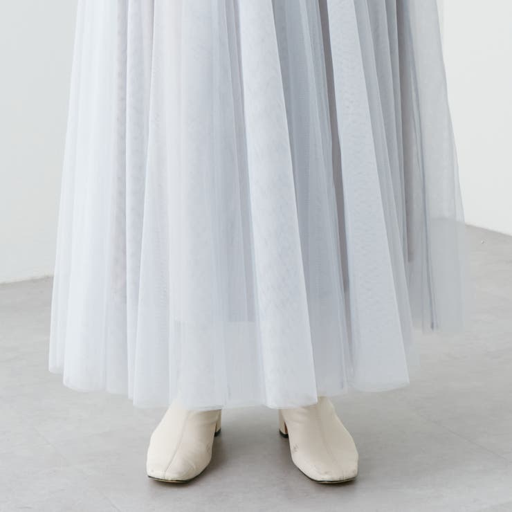チュール２枚重ねフレアースカート | RMAF　NICE CLAUP / OLIVE des OLIVE | 詳細画像34 