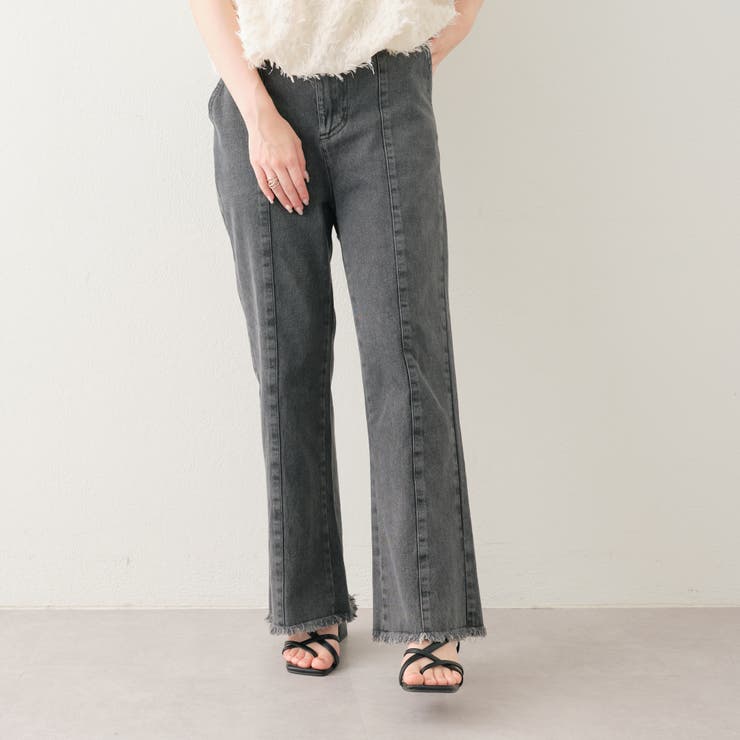 デニムセンターシームバックスリットパンツ[品番：OLOW0010025]｜RMAF