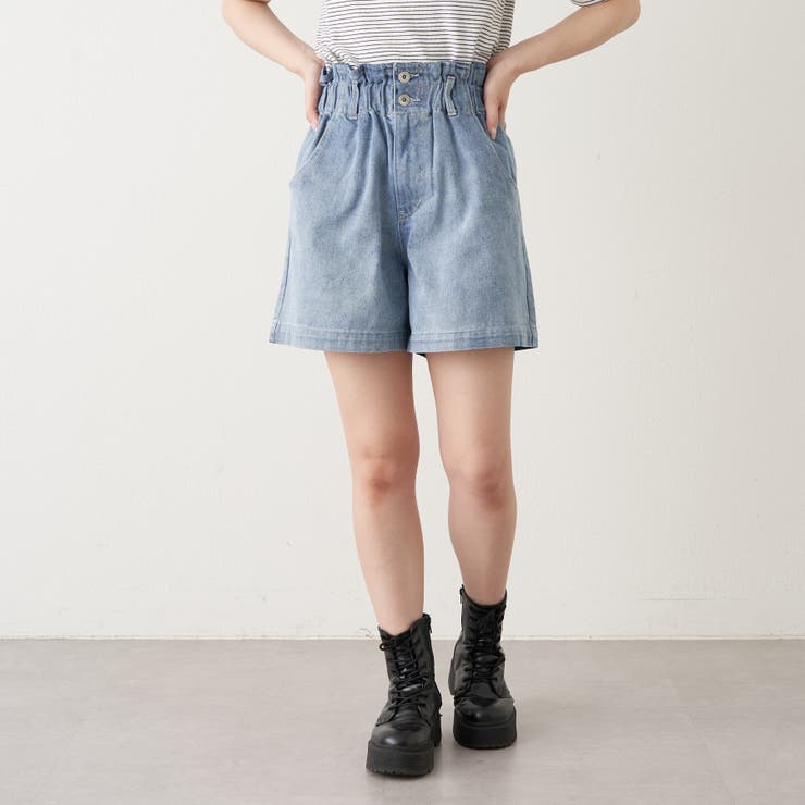 ✴︎新品未使用✴︎  正規品　MACHATT デニムラップショートパンツ　日本製 2024SS マチャット machatt デニムラップショートパンツ