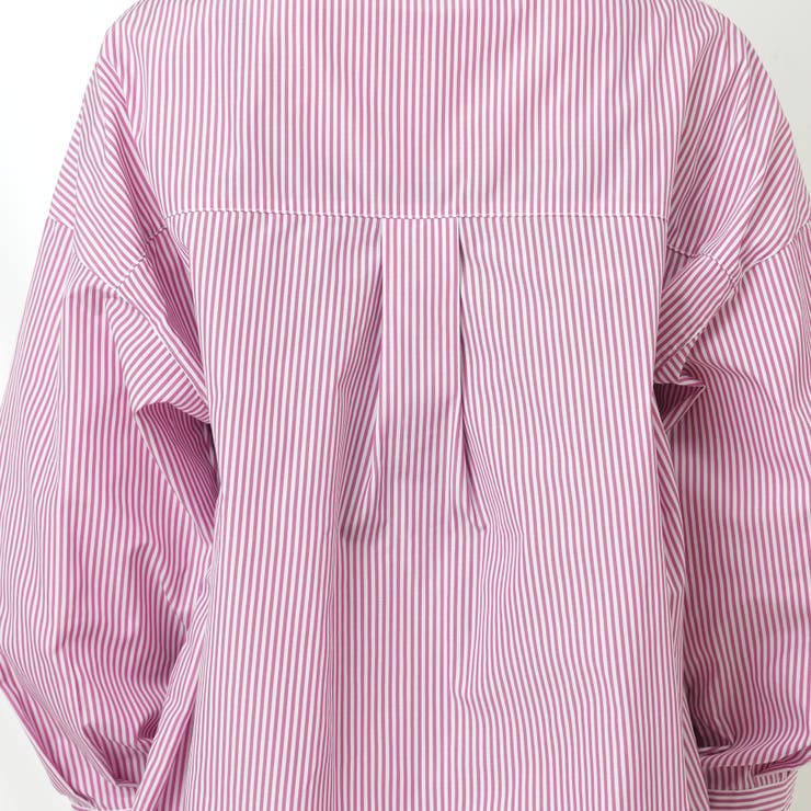 ストライプBIGシャツ[品番：OLOW0009687]｜RMAF NICE CLAUP / OLIVE