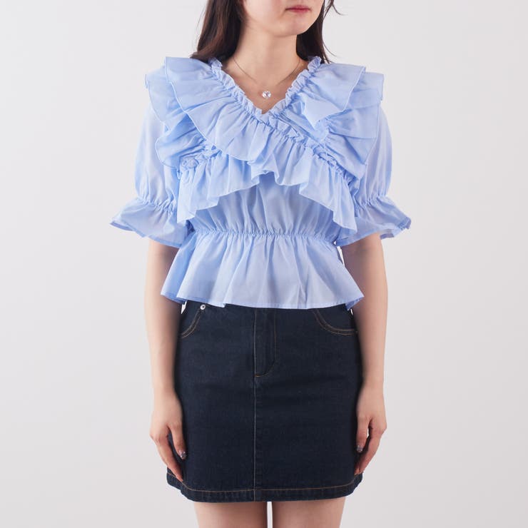 アソートクロス衿ブラウス[品番：OLOW0010185]｜RMAF NICE CLAUP