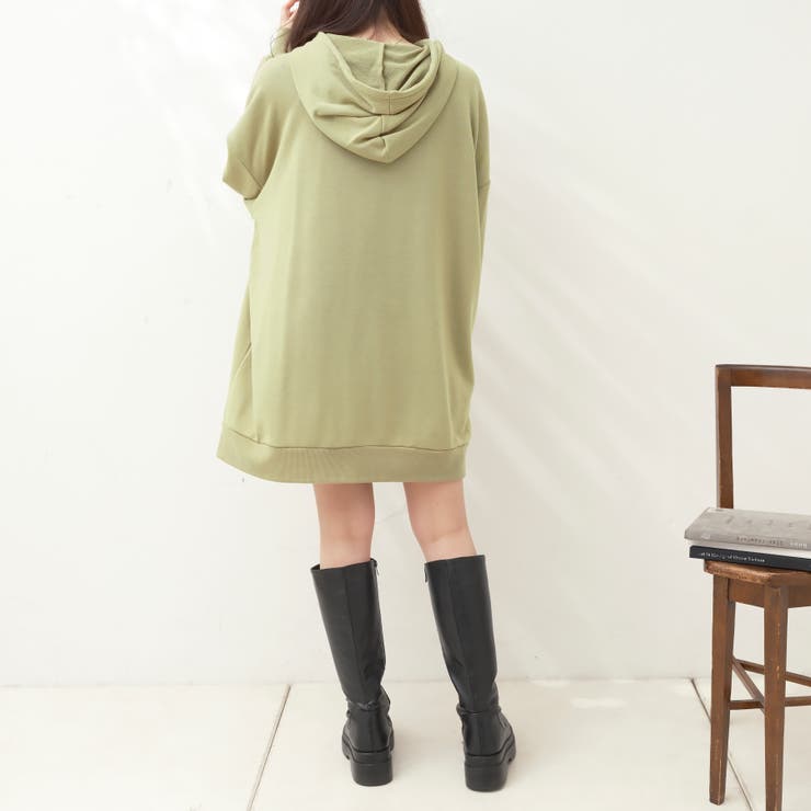 裏毛ビッグフードブルゾン[品番：OLOW0009406]｜OLIVE des OLIVE