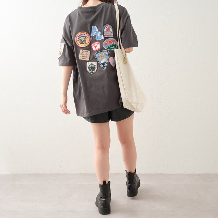 早い者勝ち【D&G】ワッペン付きウォッシュコットンTシャツ ワッペンTシャツ 2[品番：GORW0007636]｜GORGE （ゴージ）の