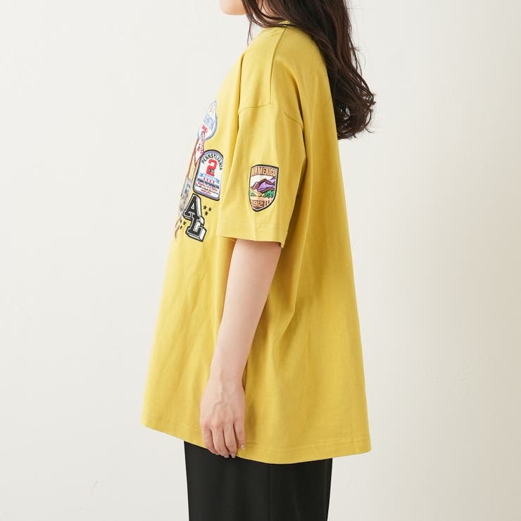 ☆N21 ヌメロ☆ビッグ ロゴ ワッペン Tシャツ
