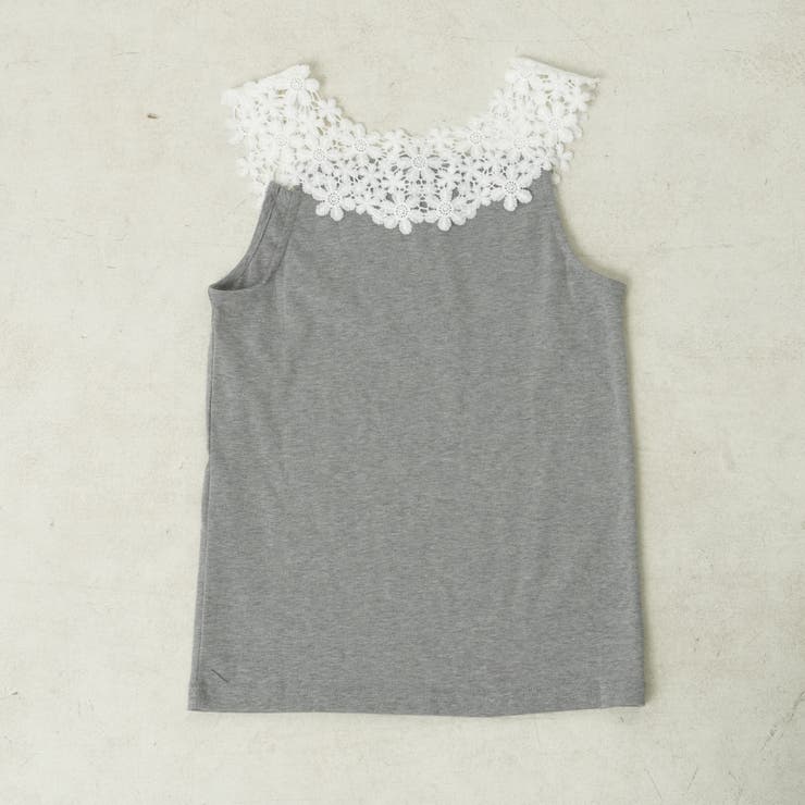 衿レースタンク[品番：OLOW0009692]｜RMAF NICE CLAUP / OLIVE des