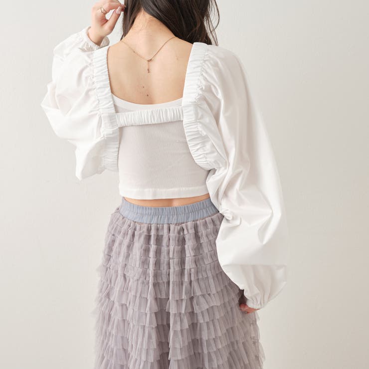 【Web限定】2WAY袖だけボレロ | RMAF　NICE CLAUP / OLIVE des OLIVE | 詳細画像3 