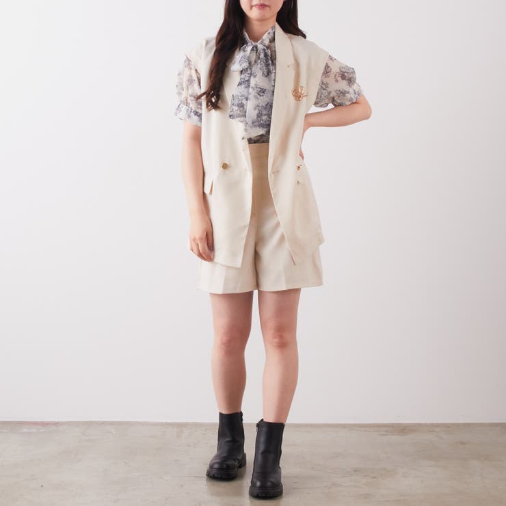 麻調ポリWジレ[品番：OLOW0010197]｜OLIVE des OLIVE OUTLET（オリーブ