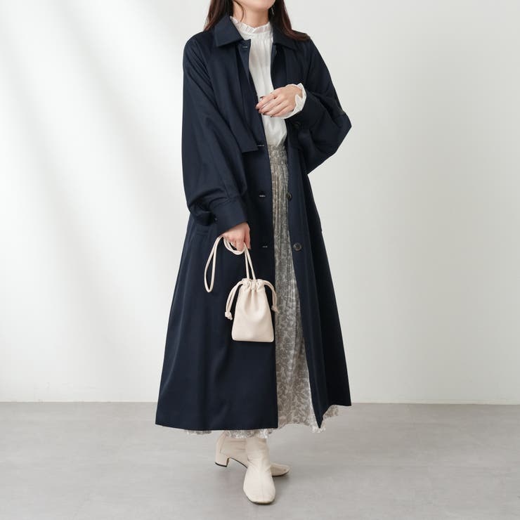 ケープトレンチコート[品番：OLOW0009593]｜RMAF NICE CLAUP / OLIVE