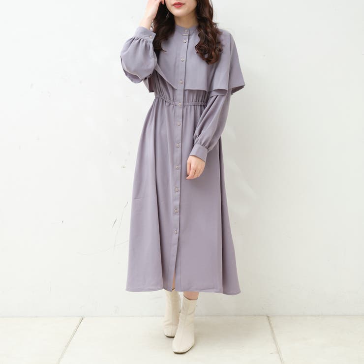 ソフト合繊ケープワンピース[品番：OLOW0009554]｜RMAF NICE CLAUP