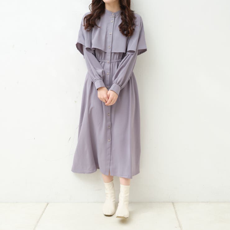 ソフト合繊ケープワンピース[品番：OLOW0009554]｜RMAF NICE CLAUP