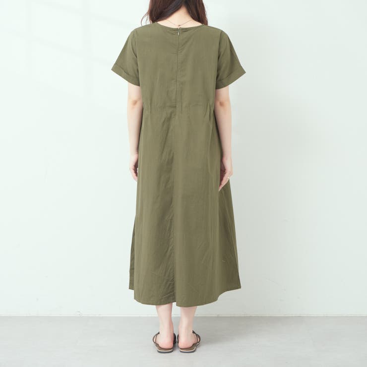 ポプリンAラインワンピース[品番：OLOW0010548]｜RMAF NICE CLAUP