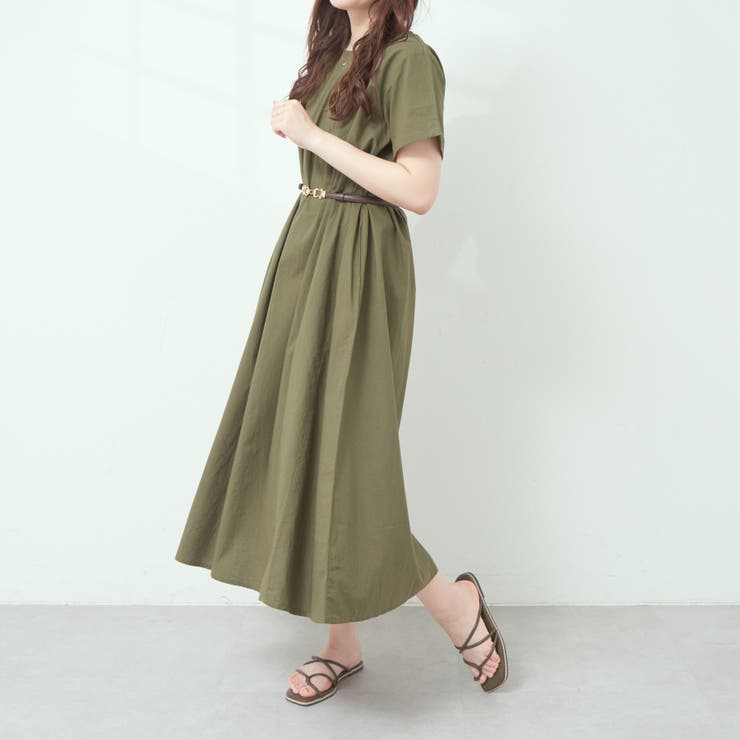 ポプリンAラインワンピース[品番：OLOW0010548]｜RMAF NICE CLAUP