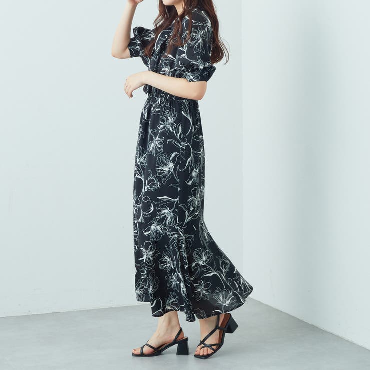 Web限定】5分袖ボウタイワンピース[品番：OLOW0009830]｜RMAF NICE