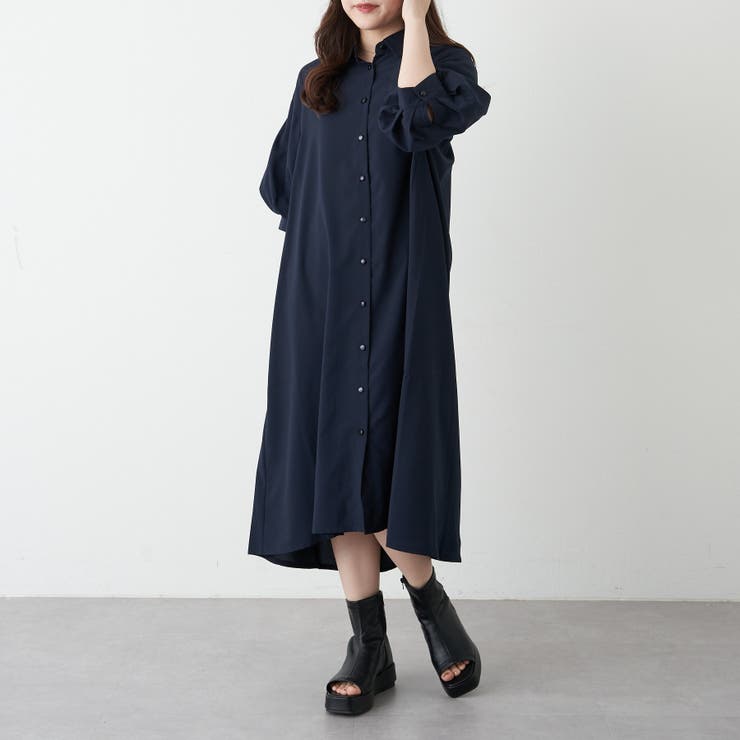 アソート袖ボリュームシャツワンピース[品番：OLOW0010499]｜OLIVE des