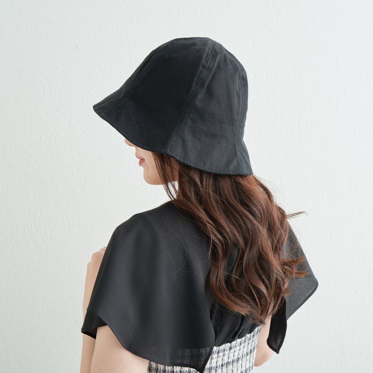 FUMIE=TANAKA チューリップニットハット ブラック 43 FUMIE=TANAKA チューリップニットハット ブラック 43