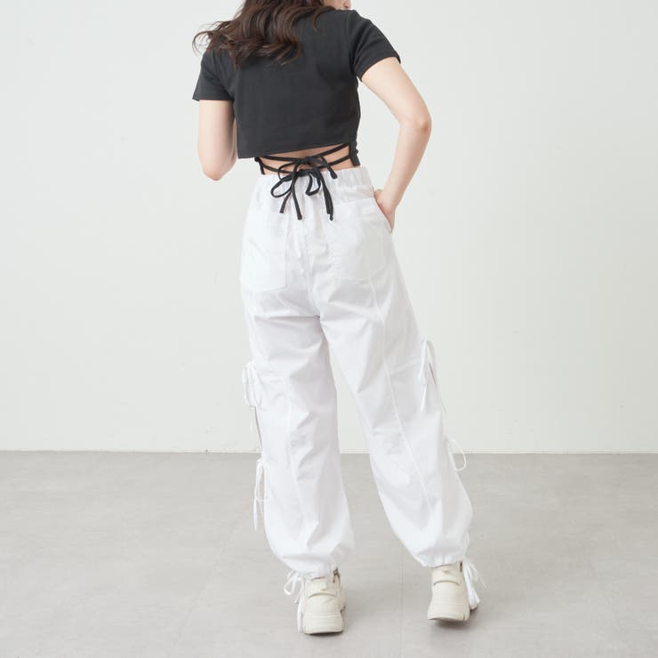 低身長向け】リボンカーゴPT[品番：OLOW0010655]｜RMAF NICE CLAUP