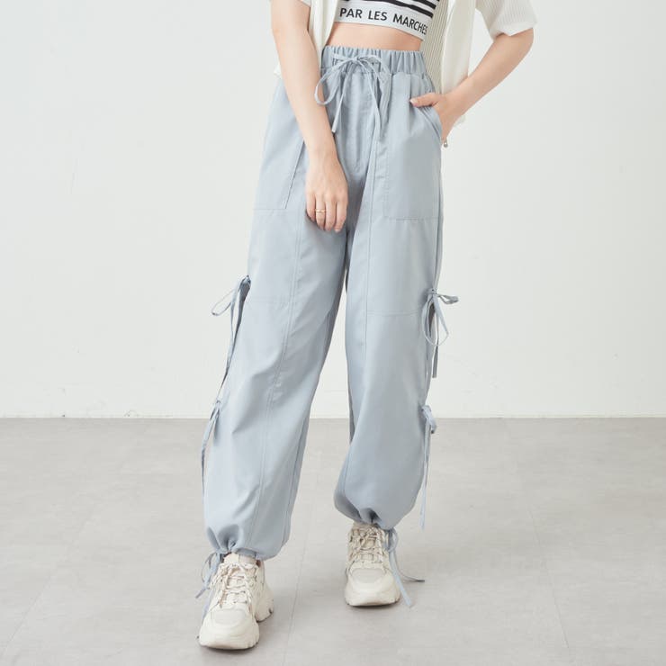 低身長向け】リボンカーゴPT[品番：OLOW0010655]｜RMAF NICE CLAUP