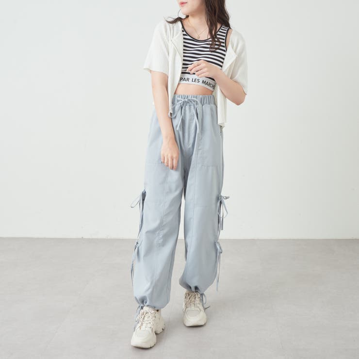 低身長向け】リボンカーゴPT[品番：OLOW0010655]｜RMAF NICE CLAUP