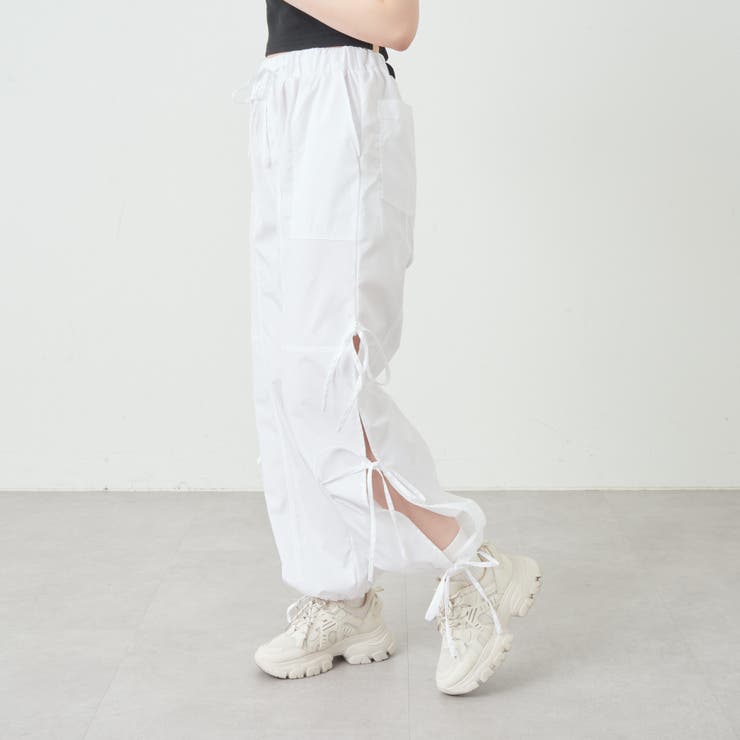 低身長向け】リボンカーゴPT[品番：OLOW0010655]｜RMAF NICE CLAUP