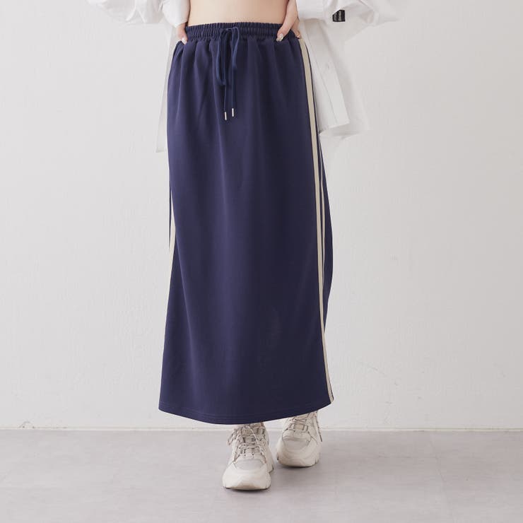 GOLDEN GOOSE DELUXE BRAND ネイビーフレアスカート WEEKEND Max GOLDEN GOOSE DELUXE BRAND ネイビーフレアスカート WEEKEND Max