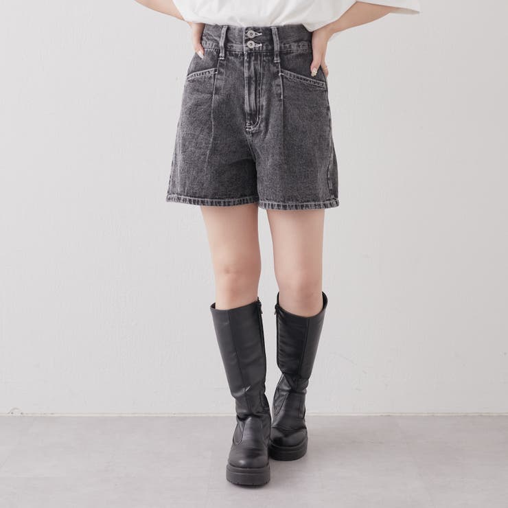デニムPK刺繍ショートパンツ[品番：OLOW0010899]｜RMAF NICE