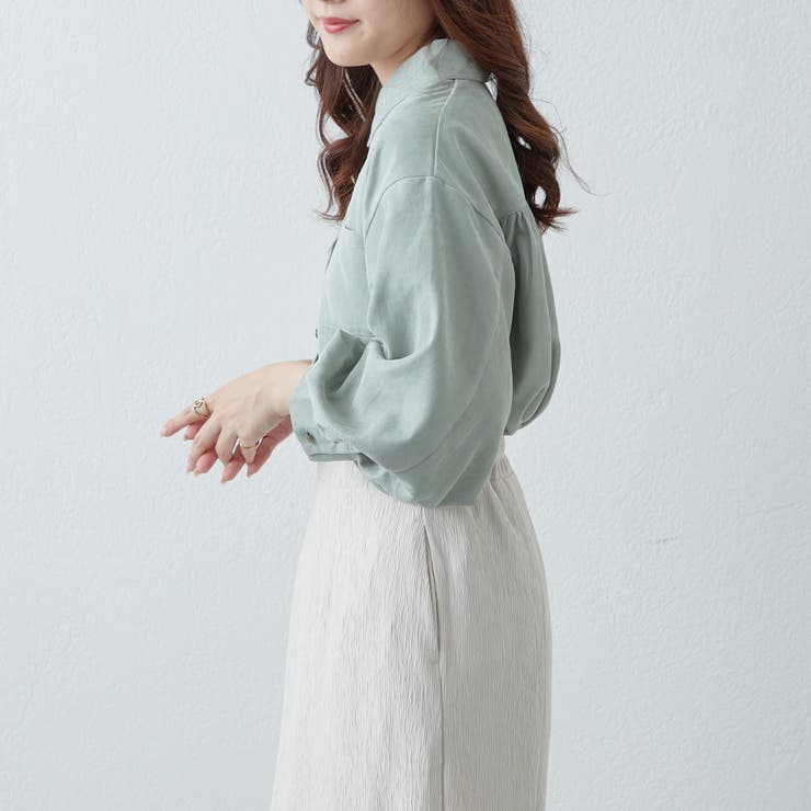 ミジンコール袖ボリュームブラウス | RMAF　NICE CLAUP / OLIVE des OLIVE | 詳細画像3 