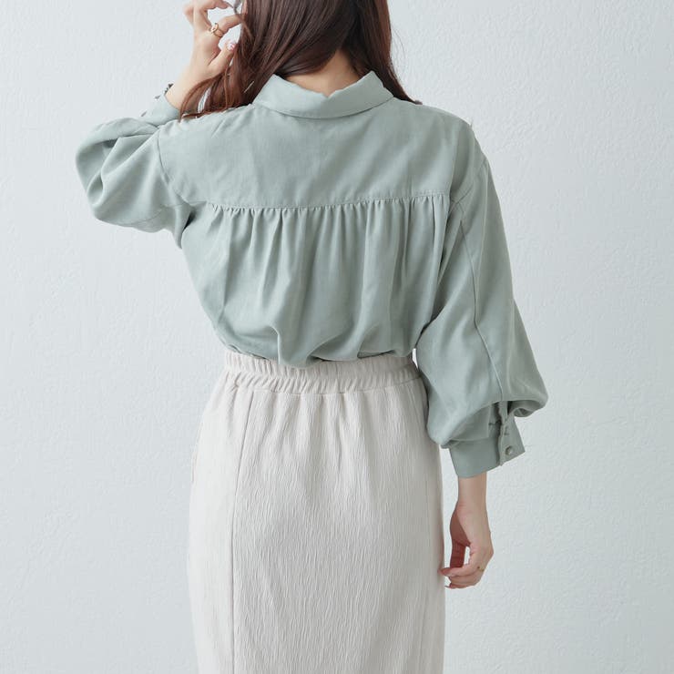 ミジンコール袖ボリュームブラウス | RMAF　NICE CLAUP / OLIVE des OLIVE | 詳細画像4 