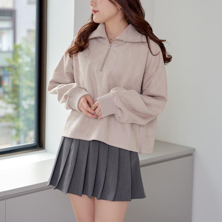 スエポンハーフZIPプルオーバー[品番：OLOW0011954]｜RMAF NICE CLAUP