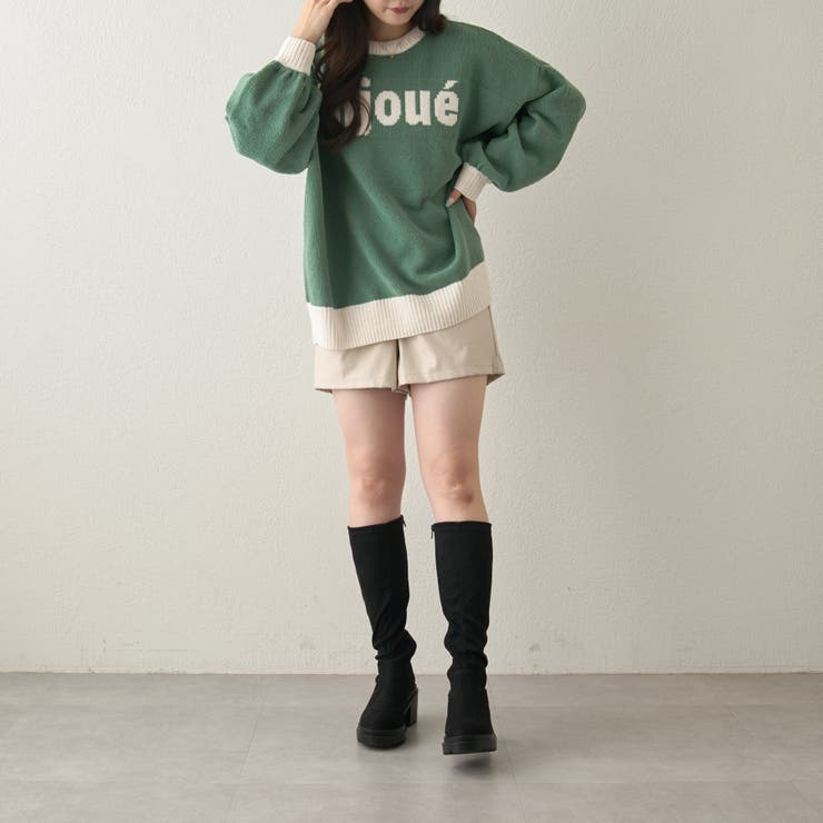 配色ロゴモールプルオーバー[品番：OLOW0011620]｜OLIVE des OLIVE