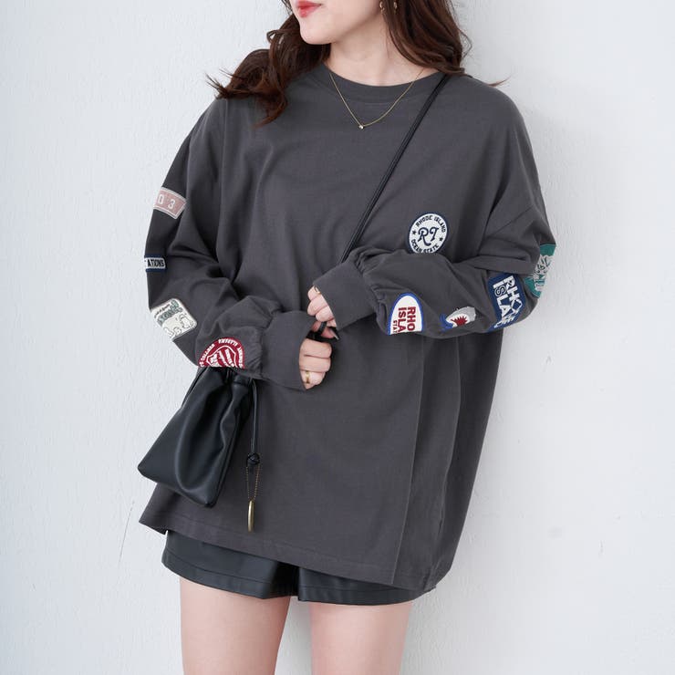 【美品】ワッペンカスタマイズ　ロングTシャツ 楽天市場】Mサイズのみラスト1点もってけ価格！在庫限りセール