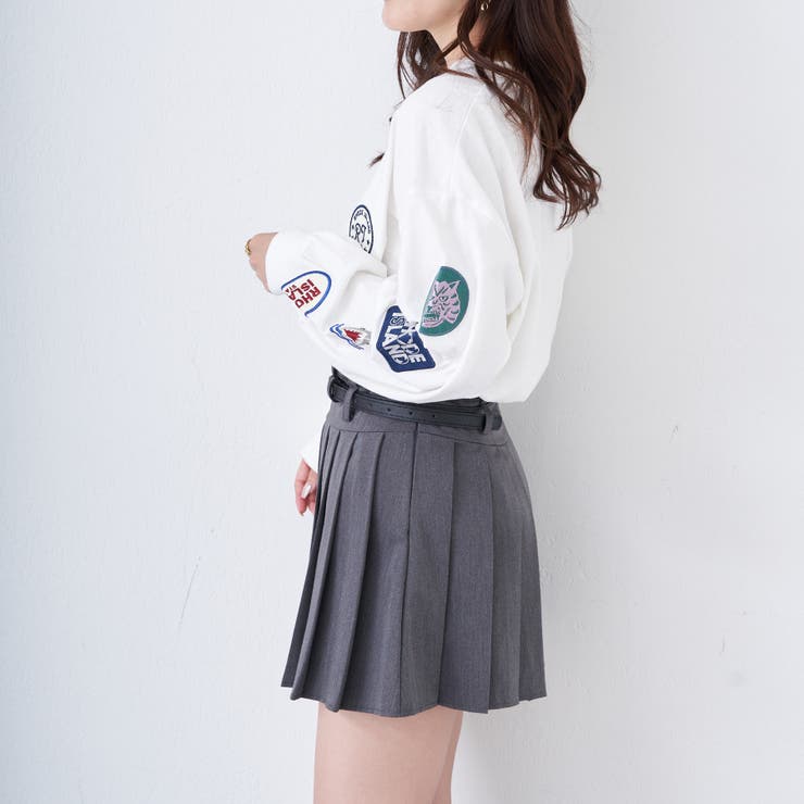 袖ワッペンロンT[品番：OLOW0011101]｜RMAF NICE CLAUP / OLIVE des