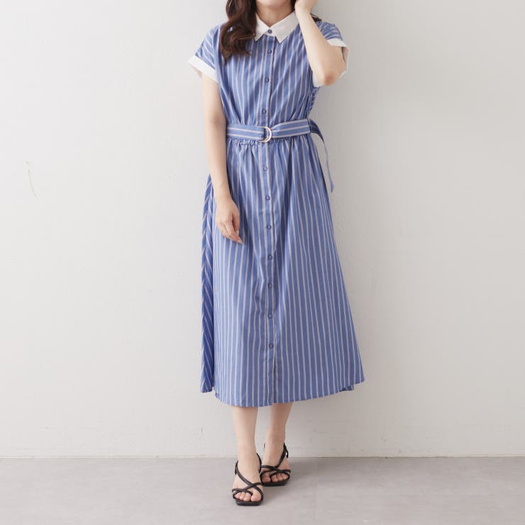 親子ストライプシャツワンピース[品番：OLOW0010914]｜RMAF NICE CLAUP
