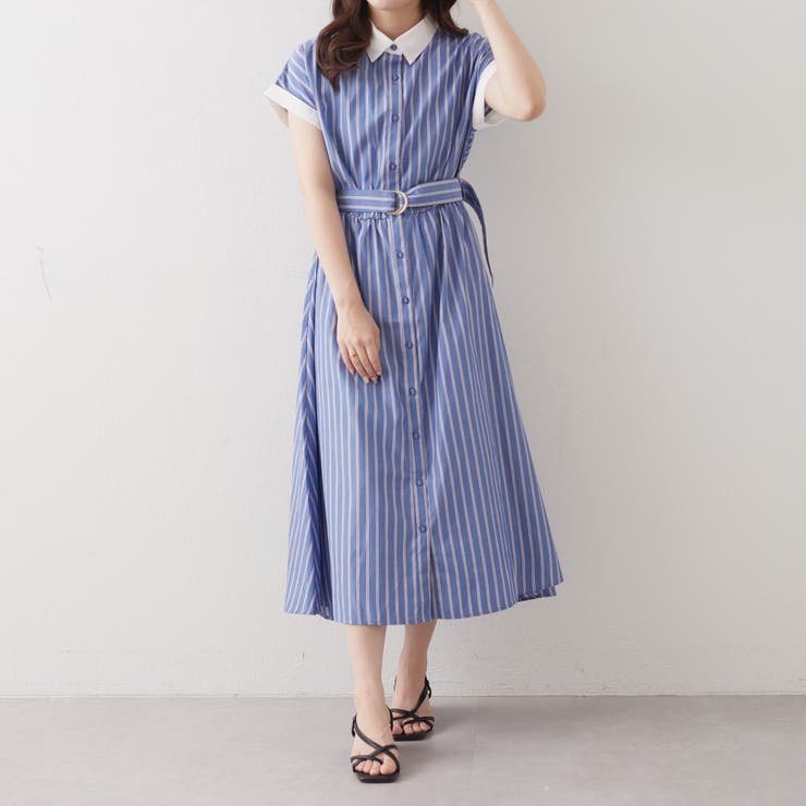 親子ストライプシャツワンピース[品番：OLOW0010914]｜RMAF NICE CLAUP