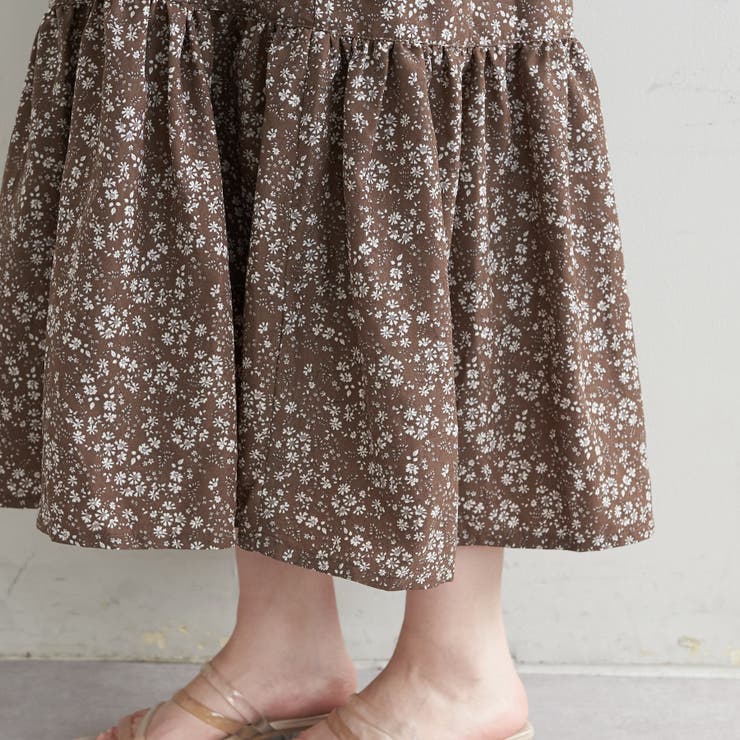 小花柄シャーリングキャミワンピース[品番：OLOW0010928]｜OLIVE des OLIVE OUTLET（オリーブデオリーブアウトレット）の レディースファッション通販｜SHOPLIST（ショップリスト）