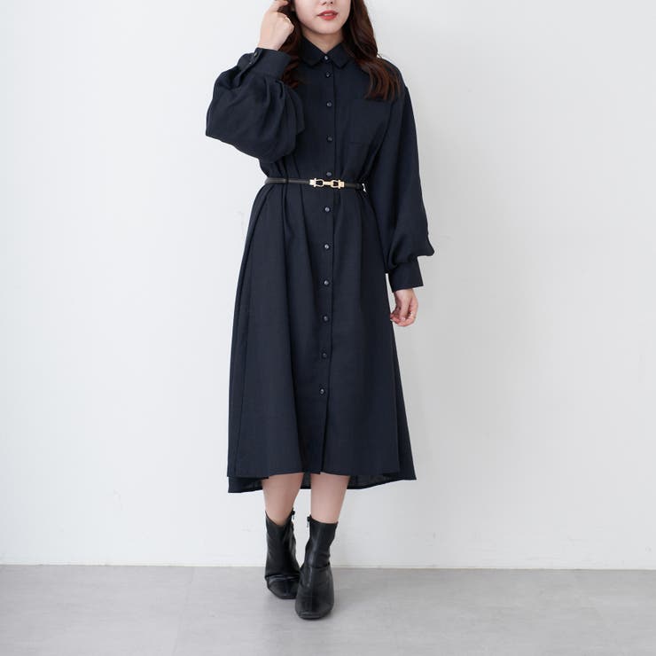 チェック袖ボリュームワンピース[品番：OLOW0011266]｜OLIVE des OLIVE