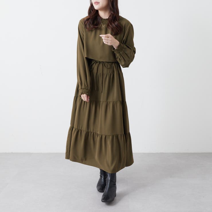 【Web限定】ティアードワンピース[品番：OLOW0010932]｜OLIVE des OLIVE  OUTLET（オリーブデオリーブアウトレット）のレディースファッション通販｜SHOPLIST（ショップリスト）