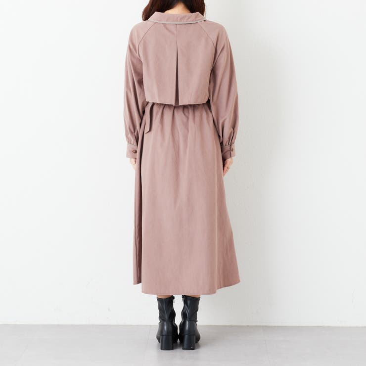 微起毛カルゼトレンチワンピース | RMAF　NICE CLAUP / OLIVE des OLIVE | 詳細画像18 