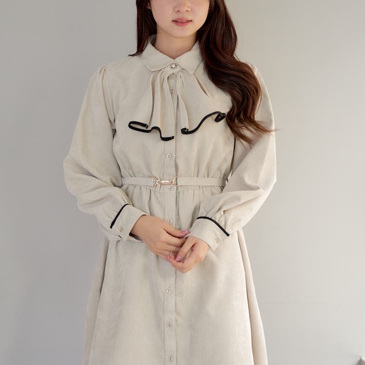 TNコールボウタイミニワンピース[品番：OLOW0011783]｜RMAF NICE CLAUP