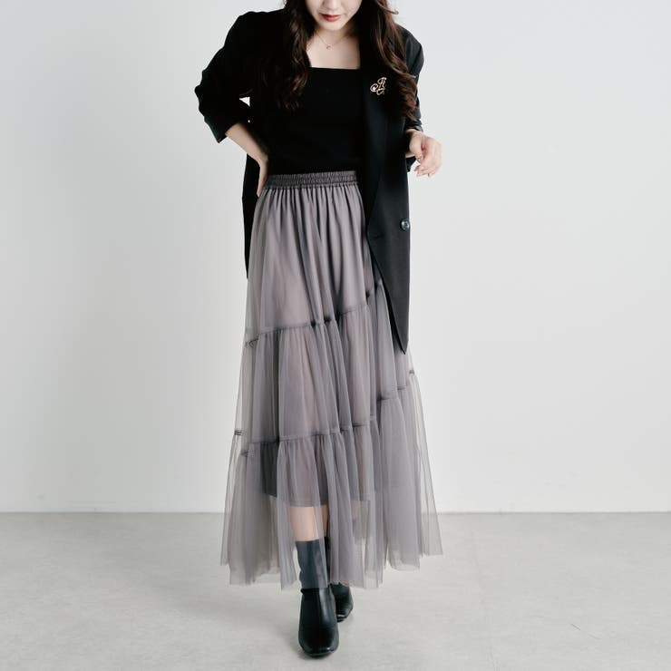 レア新品♡MUSE de Deuxieme Classeチュールスカート 36 MUSE de Deuxieme Classe｜ミューズ ドゥ ドゥーズィエム クラス