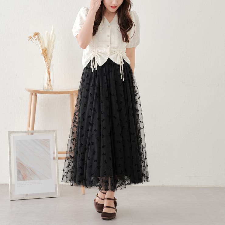 値下げオッズオネスト　ボリュームチュールスカート 楽天市場】Frenchic 重ねチュールスカート レーディス チュール ロング