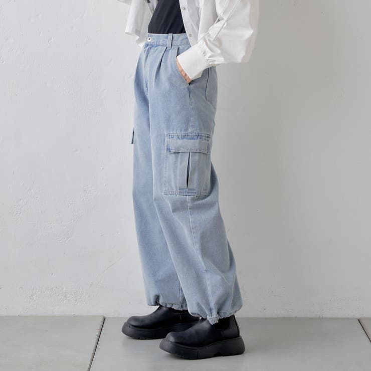 デニムカーゴパンツ[品番：OLOW0012350]｜RMAF NICE CLAUP