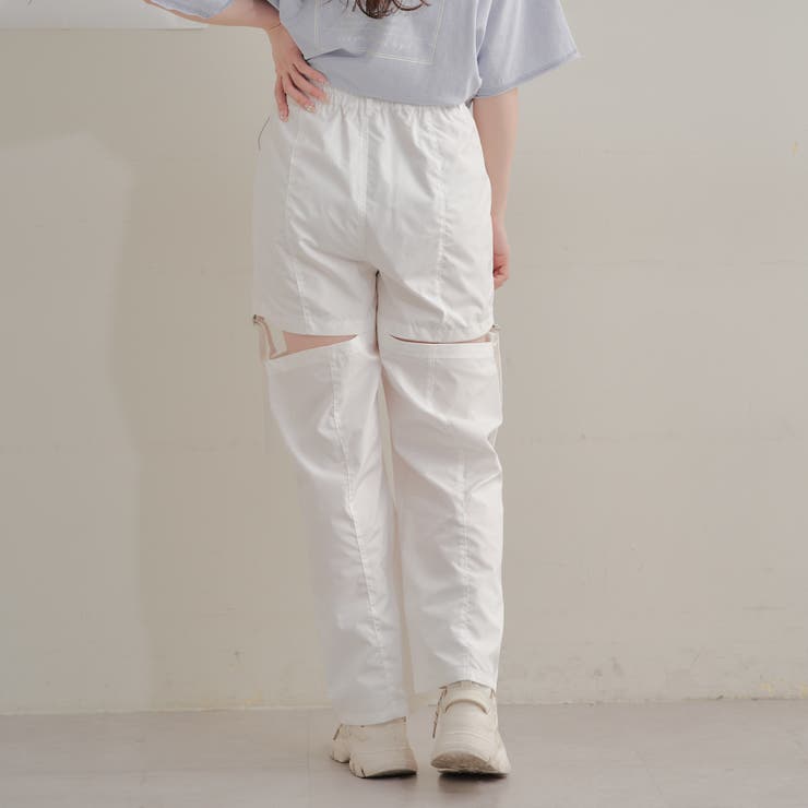 サイドスリットパンツ[品番：OLOW0013121]｜RMAF NICE CLAUP / OLIVE