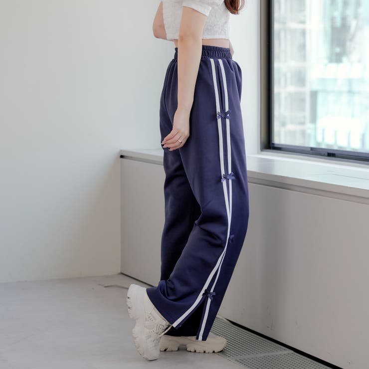 サイドラインリボン付きパンツ[品番：OLOW0013332]｜RMAF NICE