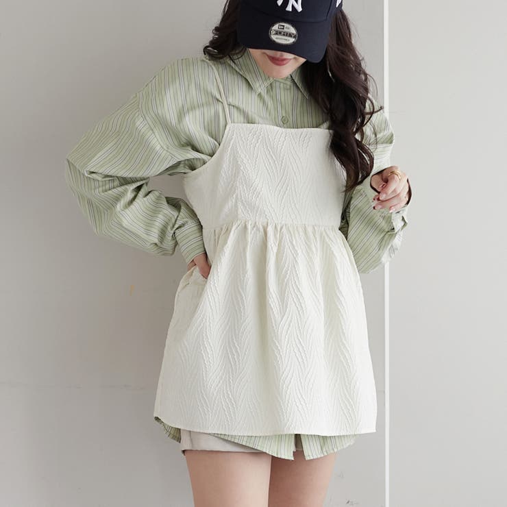 ふくれジャガード2WAYキャミ[品番：OLOW0012460]｜OLIVE des OLIVE