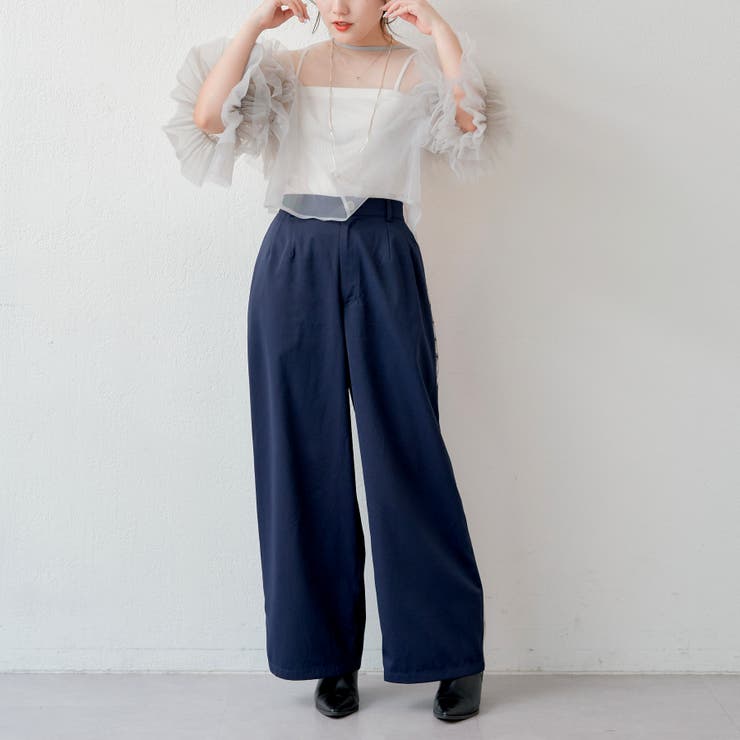 2wayチュールブラウス[品番：OLOW0012660]｜RMAF NICE CLAUP