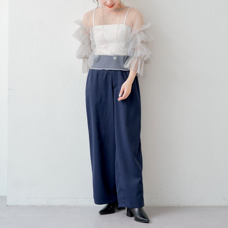 2wayチュールブラウス[品番：OLOW0012660]｜RMAF NICE CLAUP