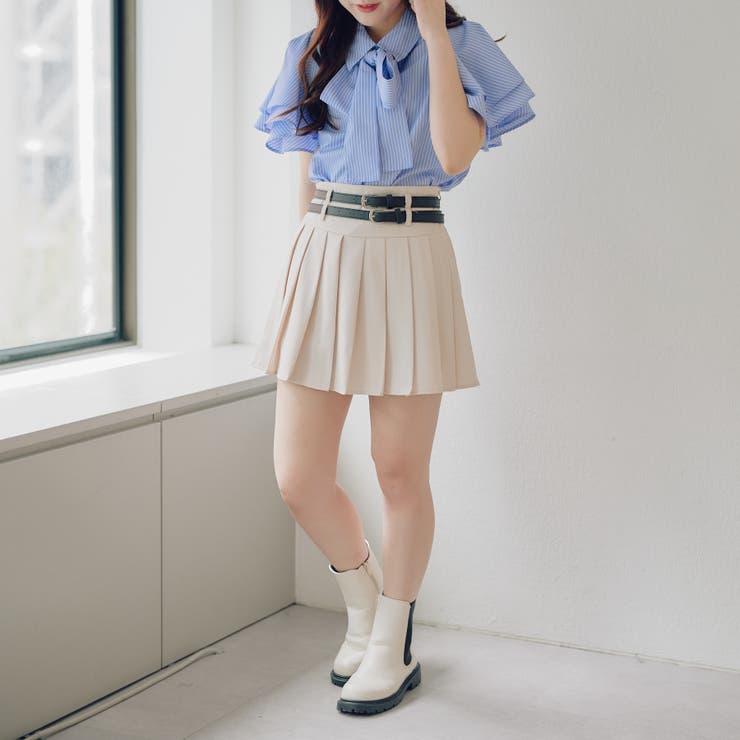 フレア袖ボウタイブラウス[品番：OLOW0013016]｜RMAF NICE CLAUP