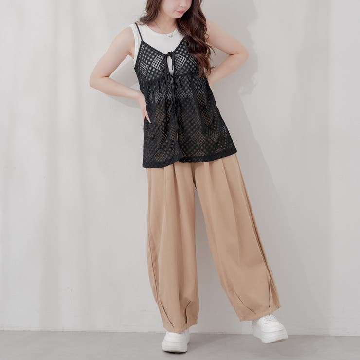 オーガン刺繍キャミブラウス[品番：OLOW0013402]｜RMAF NICE CLAUP