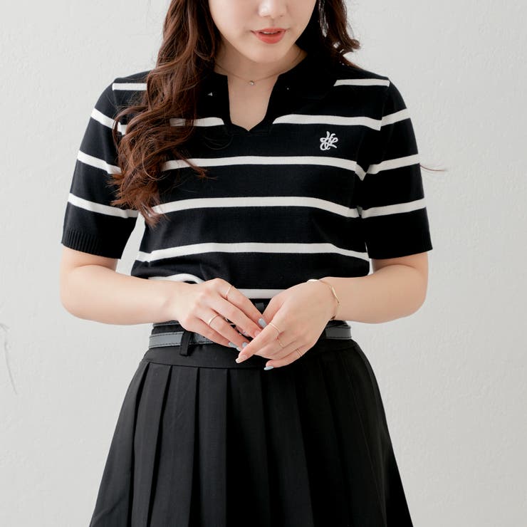 ボーダースキッパーポロ[品番：OLOW0012754]｜RMAF NICE CLAUP