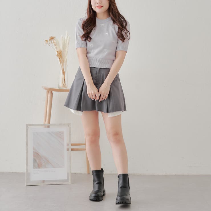 OLIVE des OLIVE 福袋 リボンホワイトコーデ 胸リボン中綿ブルゾン 2025福袋】OLIVE des OLIVE リボンホワイトコーデ | OLIVE des